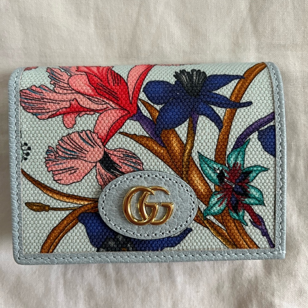 Gucci brand new limited edition floral wallet